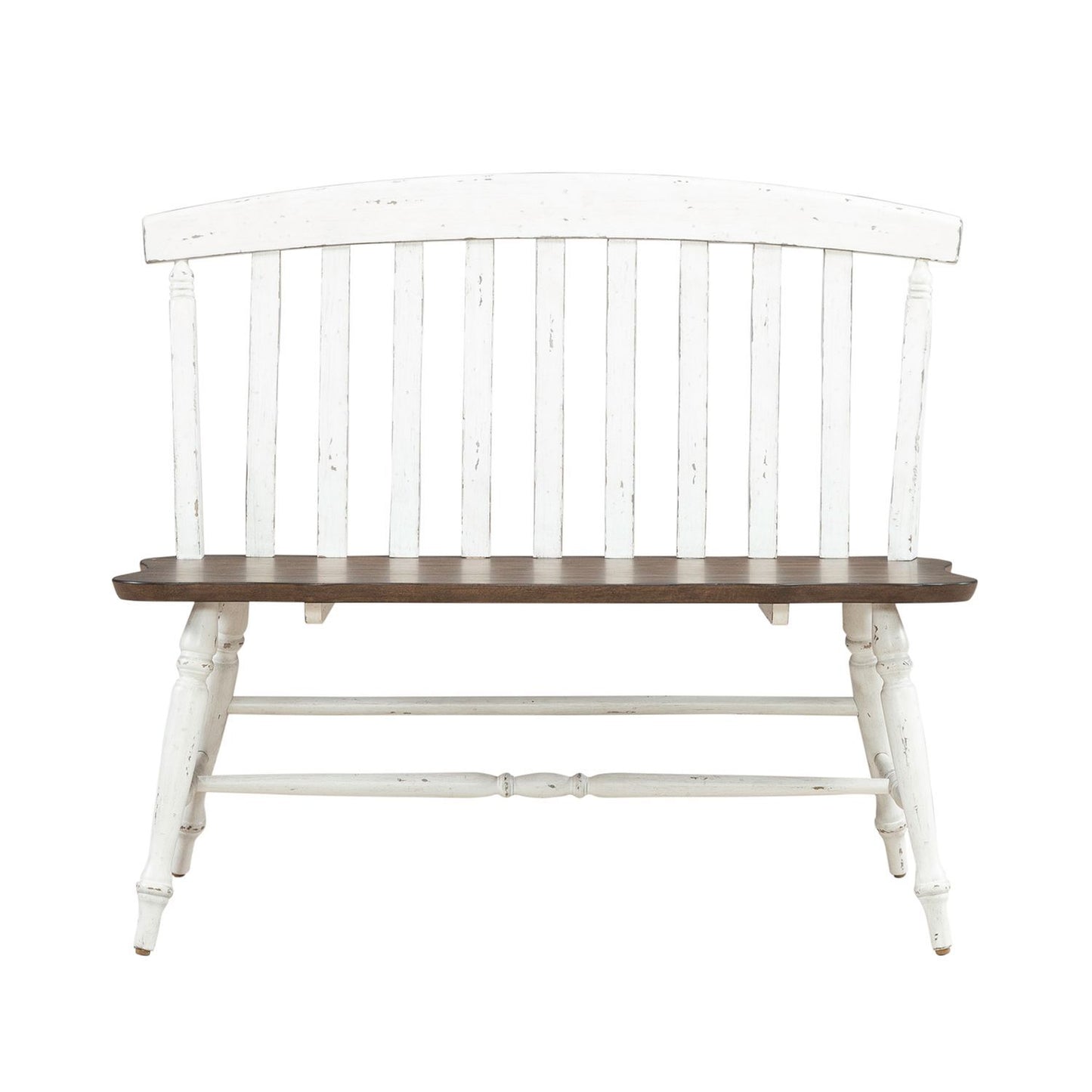 Al Fresco - Slat Back Bench (RTA) - White