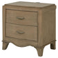 Trenton - 2-Drawer Nightstand Bedside Table - Washed Mango