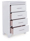 Jarlee - White - Four Drawer Chest