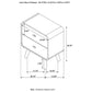 Robyn - 2-Drawer Nightstand