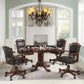 Turk - 5 Piece Dining And Game Table Set - Tobacco