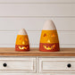 Candy Corn Jack O' Lanterns (Set Of 2) | Halloween Decor