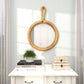 Coastal Brown Jute Rope Wall Mirror