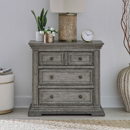 Big Valley - Bedside Chest With Charging Station