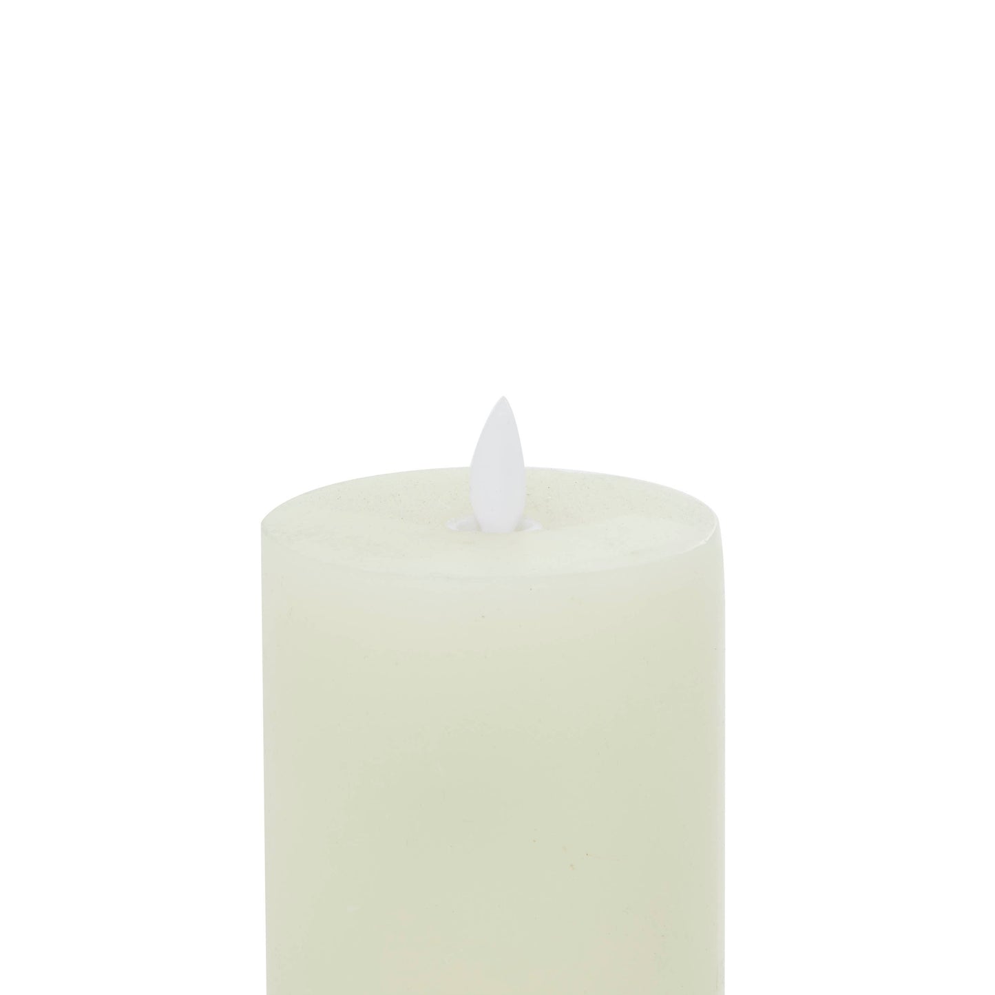 Traditional White Wax Flameless Candle Set