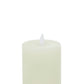 Traditional White Wax Flameless Candle Set