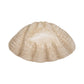Decorative Bowl - Ivory Resin Coastal Wavy Rim, 16 in.