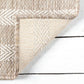 Ocean Striped Beige Brown Indoor/Outdoor Area Rug: 7'9" x 10'2"