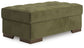 Caspian-Town - Olive - Oversized Accent Ottoman