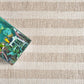 Ocean Striped Beige Brown Indoor/Outdoor Area Rug: 7'9" x 10'2"