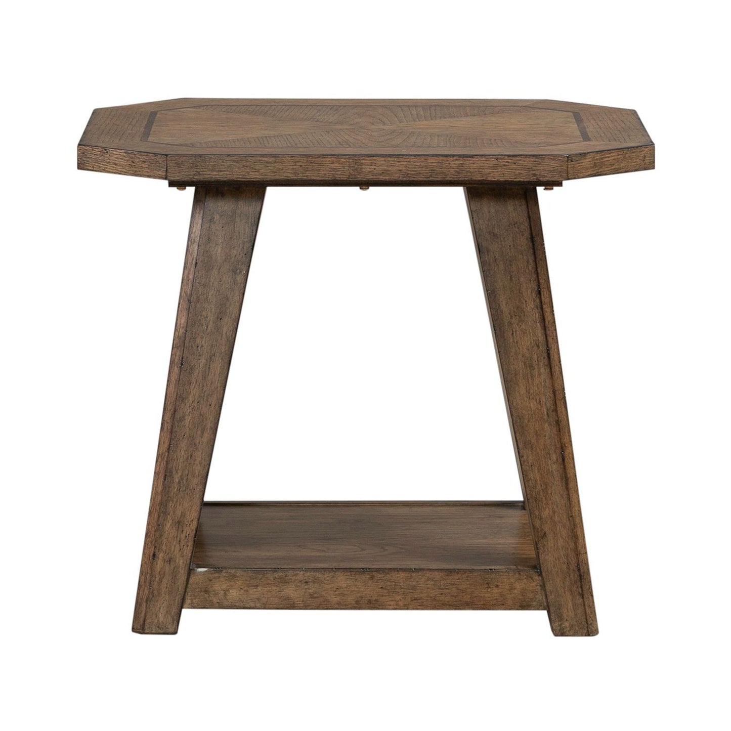 Carolina Park - Octagonal End Table - Brown