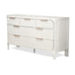 Montauk 7-Drawer Solidwood Dresser Timeless Clean White Finsh