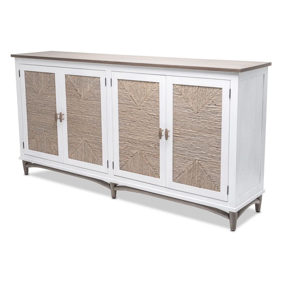 Port Royale 4-Door Credenza, TV Stand, Entertainment Unit, Hallway Dresser