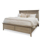 Cape May King Bed Solid Wood Coastal Charm Glazed Driftwood Finish