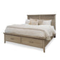 Cape May King Storage Bed Solid Wood Coastal Charm Glazed Driftwood Finish