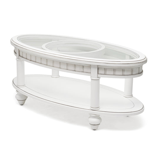 Monaco Oval Coffee Table with Anchor Insert