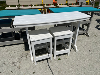 Tru180 Poly Lanai Table w/ 2 Stools