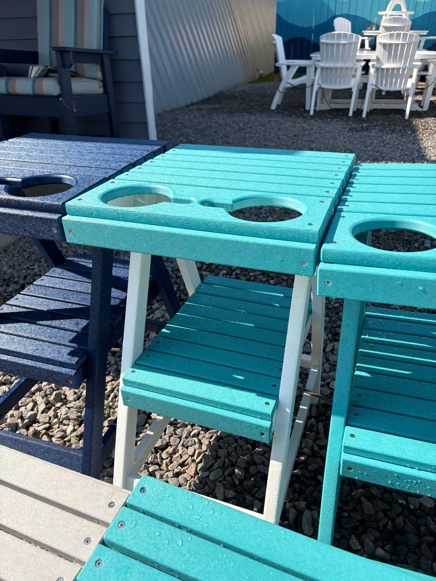 Tru180 Cupholder end table - bar height