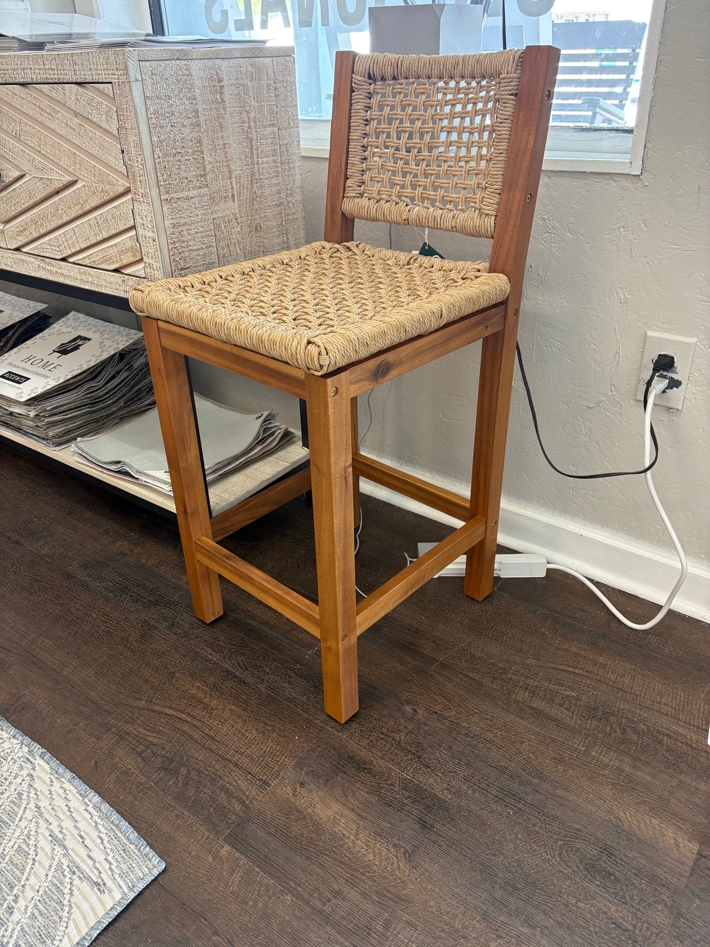 PARKS Collection - Acacia Counter Stool