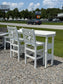 Pawley's Island View Finder Bar Height Table in White