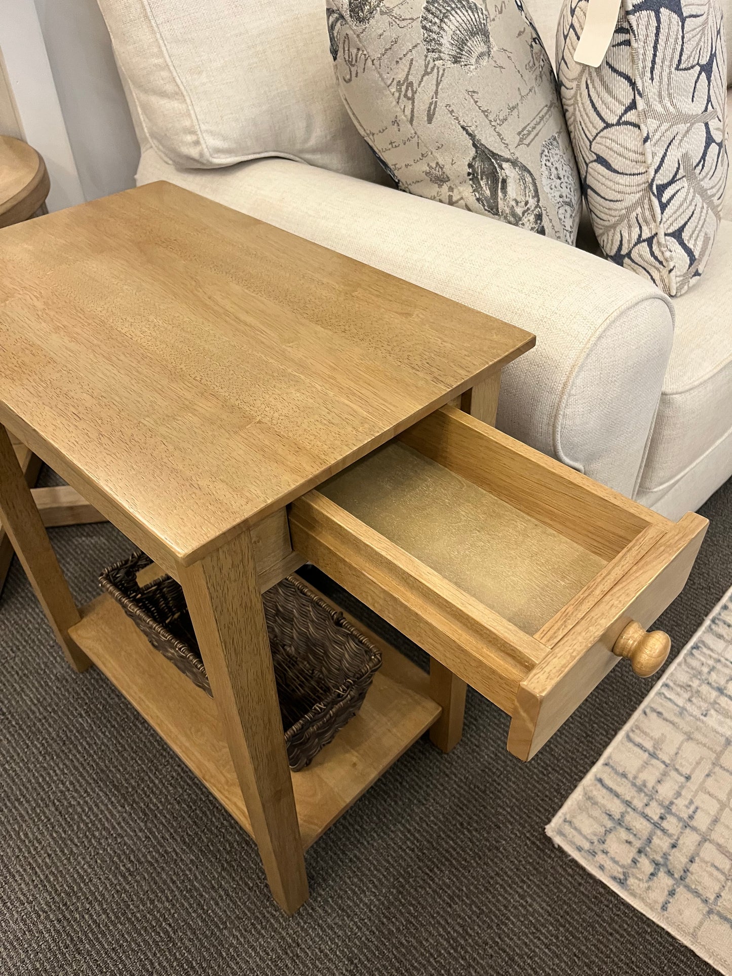 John Thomas Narrow End Table in Honey
