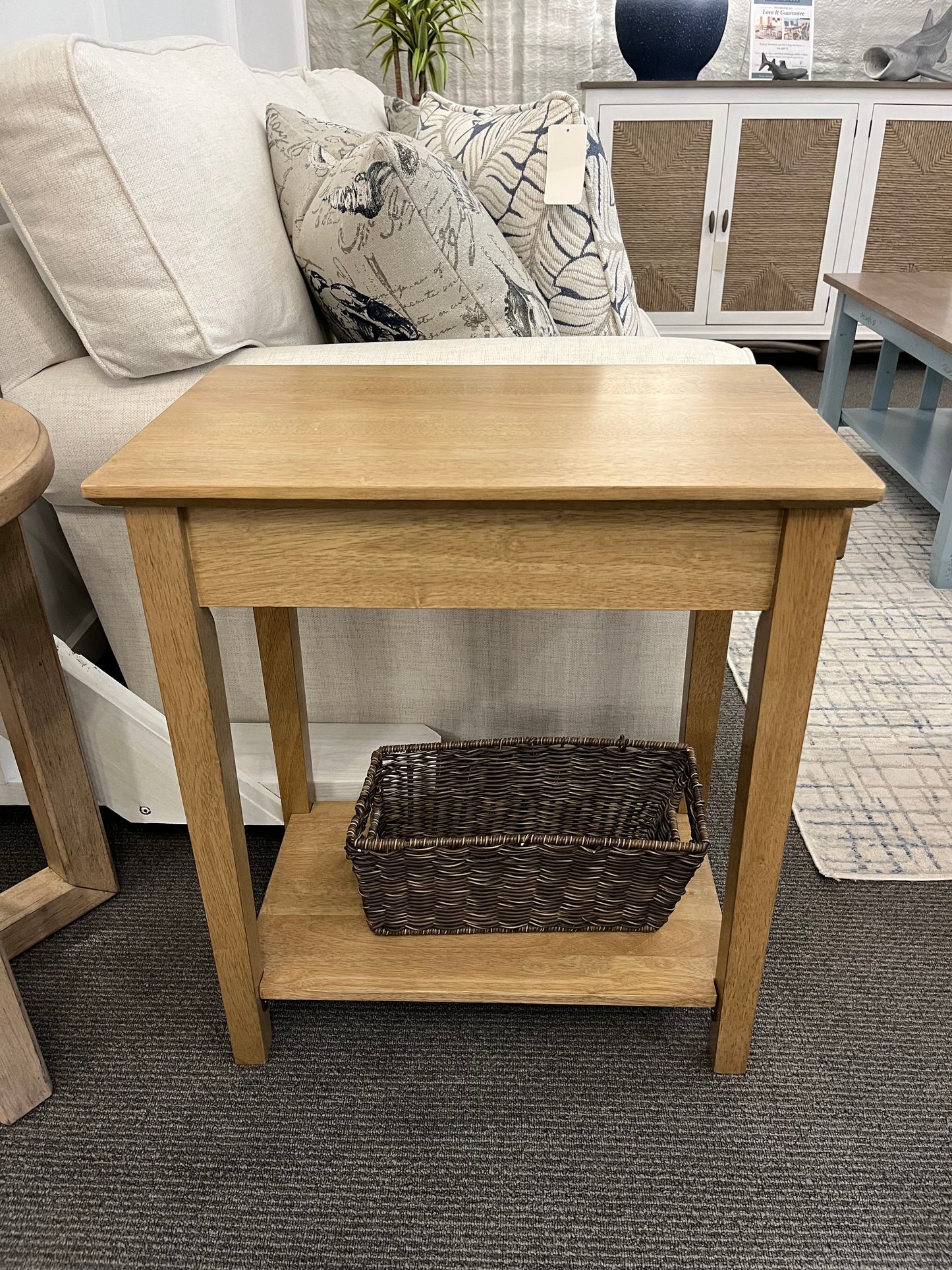 John Thomas Narrow End Table in Honey