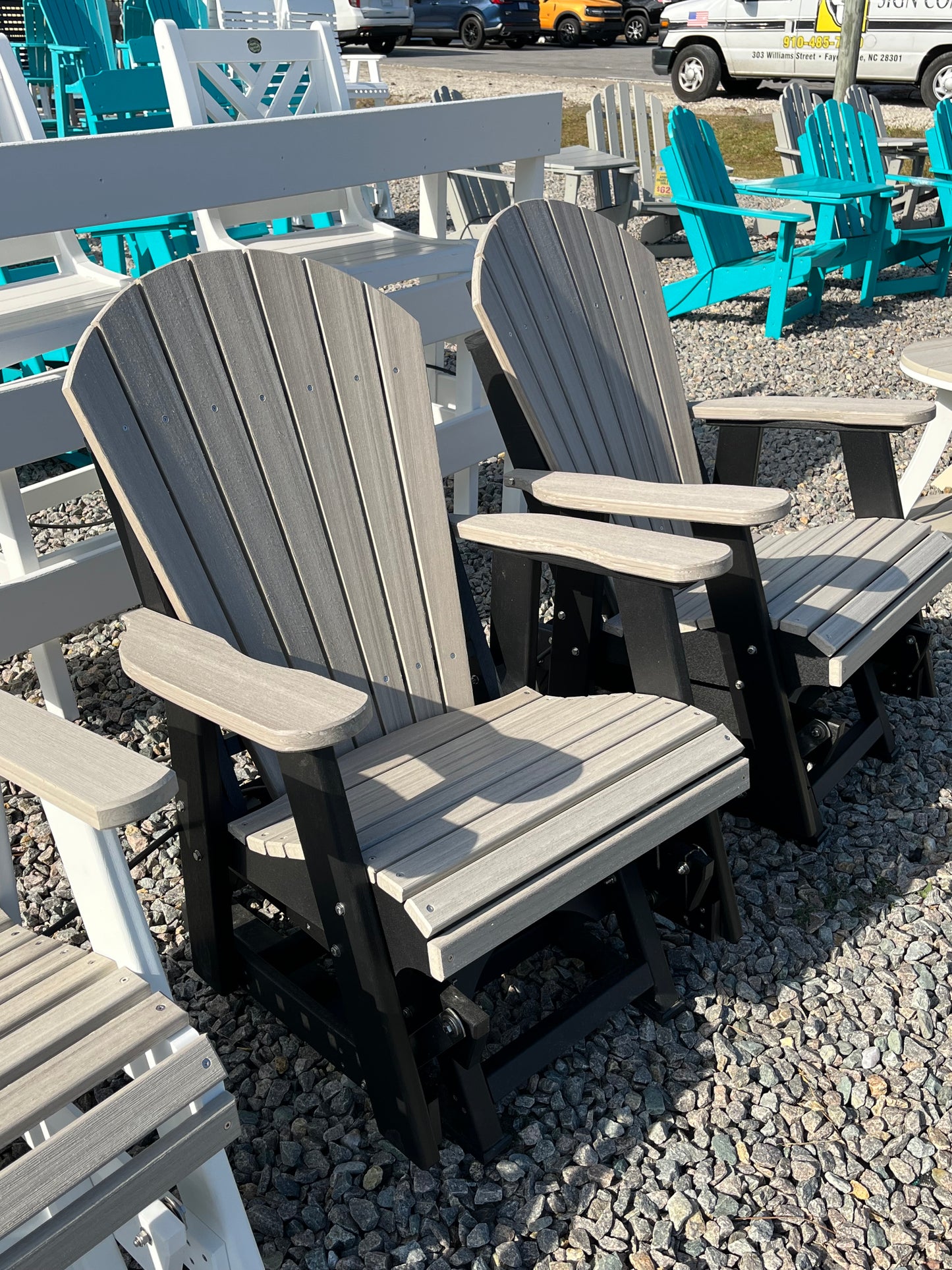 Backyard Adirondack Glider