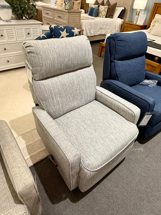 Swivel Glider Recliner in Super Gray