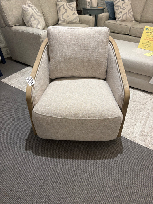Liberty Upholstered Accent Swivel Chair