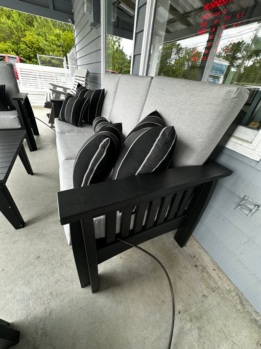 Backyard Deep Seat Sofa, 2 Chairs, & Coffee Table w/Cushions