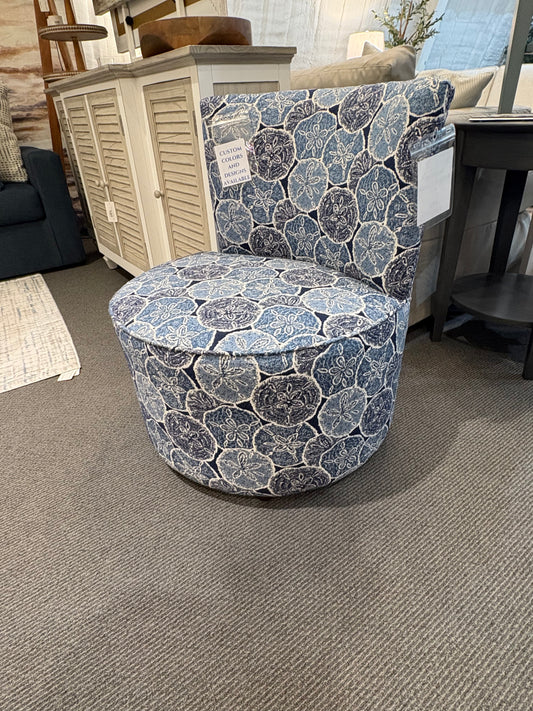 Armless Barrel Chair Set of 2