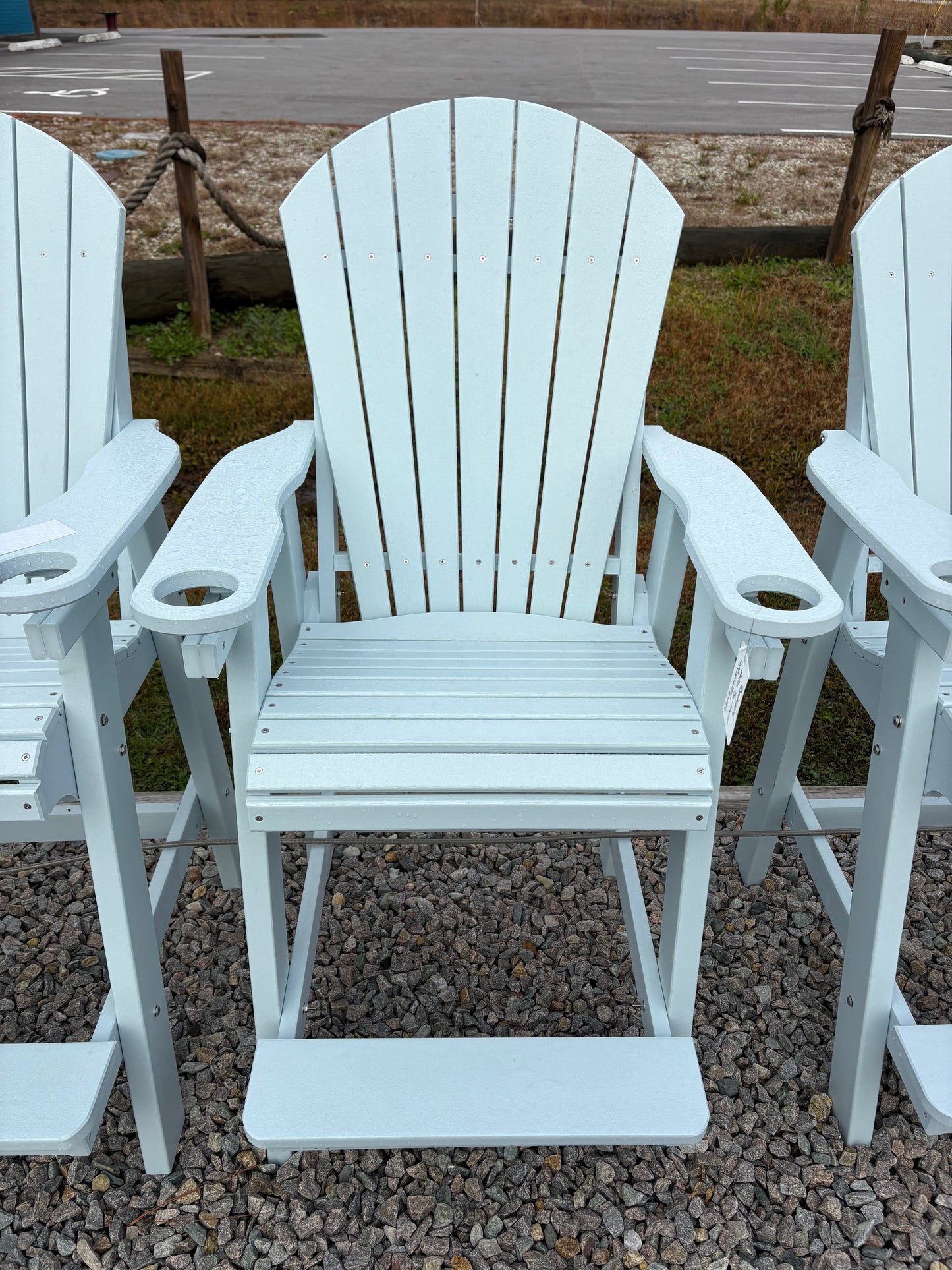 BY Adirondack Bar Chair w/Built in Cupholders