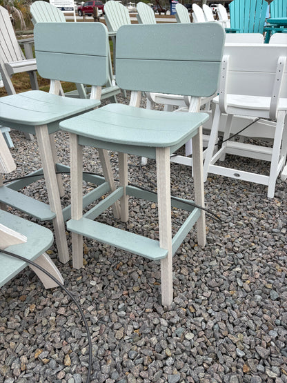 Beaver Dam Saddle Stool w/Back