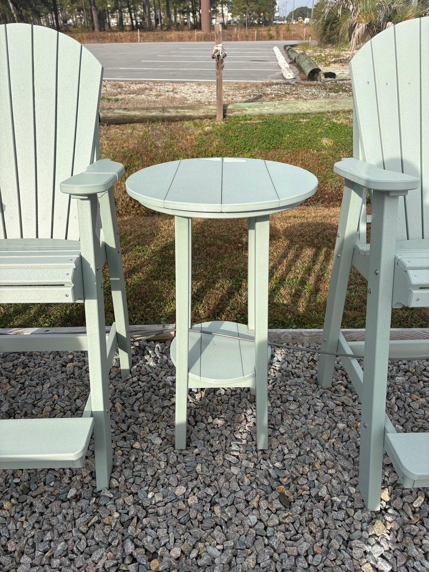 Backyard 20" Round Balcony Table
