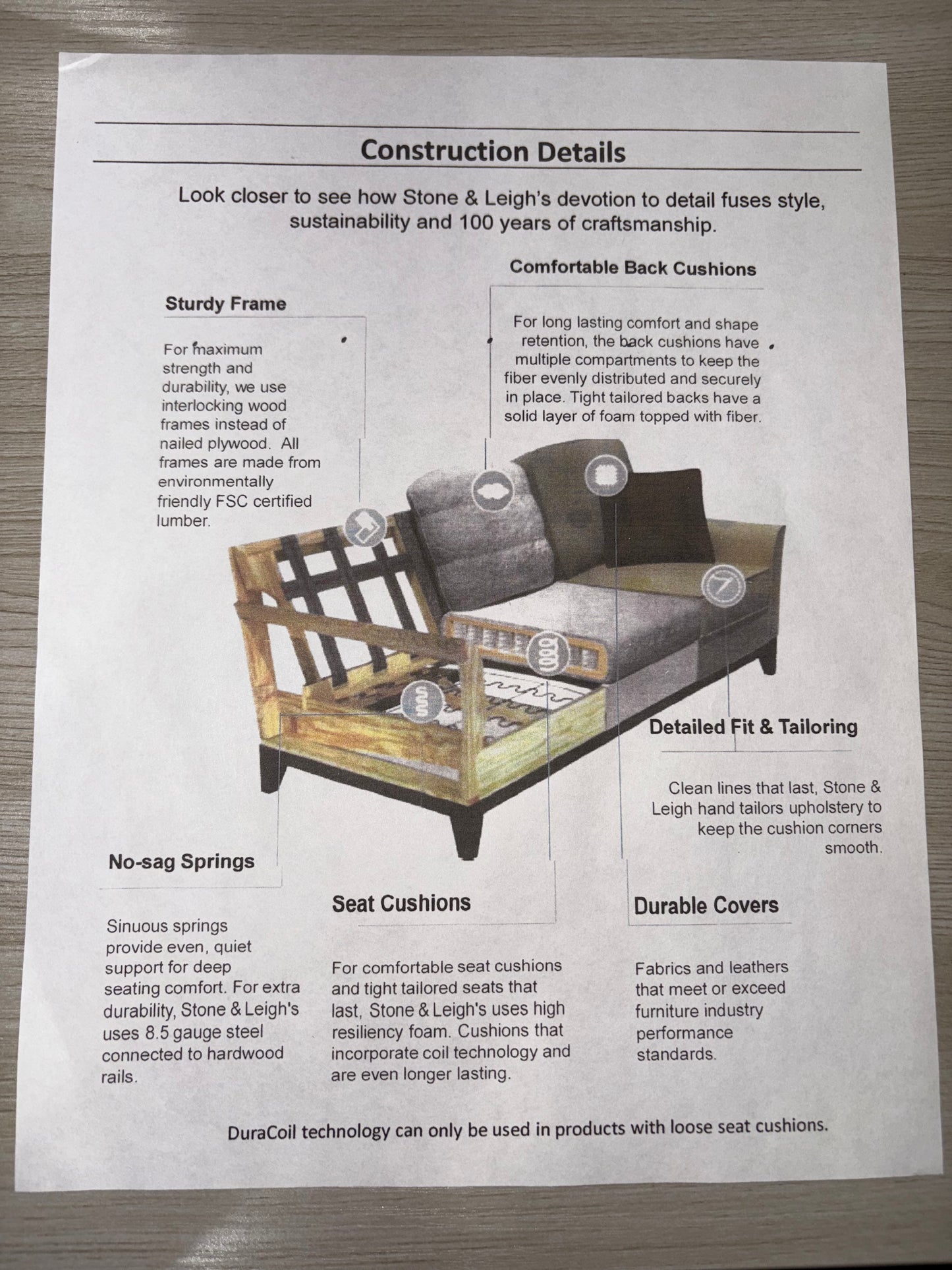 Comfy Sectional by Stone and Leigh