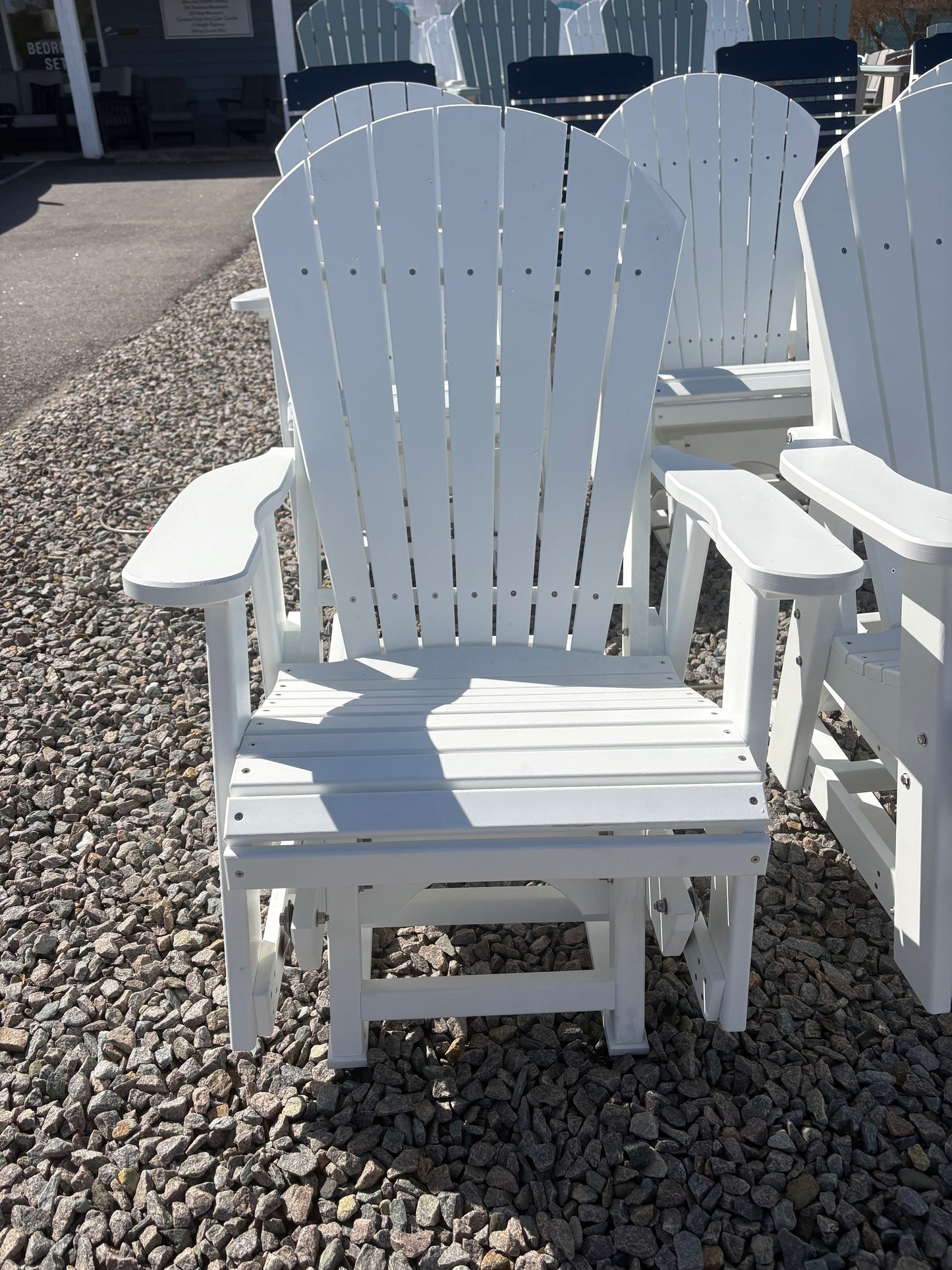 Backyard Adirondack Glider