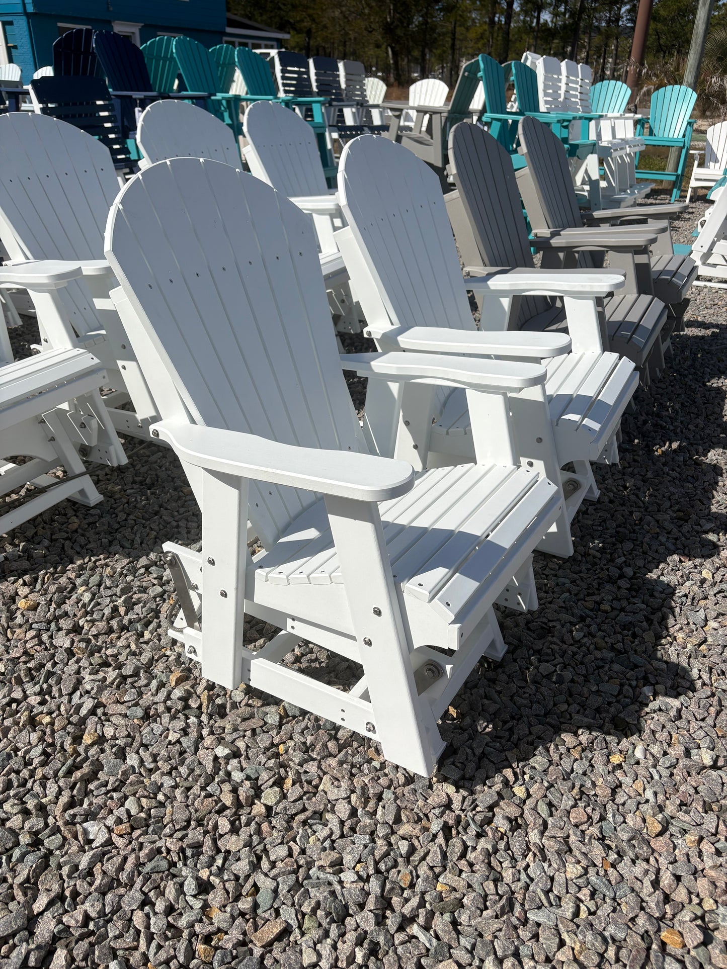 Backyard Adirondack Glider