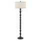 Zenith, 66" Black Floor Lamp (Single, Slim Modern Design with Drum Shade)