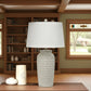 Luna White Ceramic Lamp