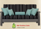 Backyard CUSTOM Deep Seat Sofa w/Cushion