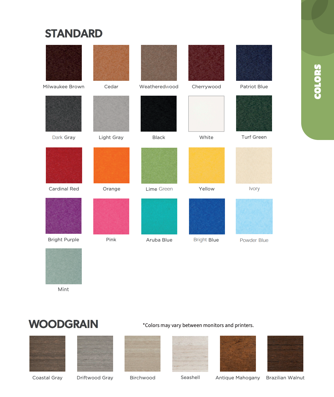 Beaver Dam Colors