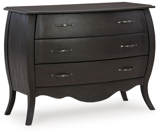Coltner Black Accent Cabinet