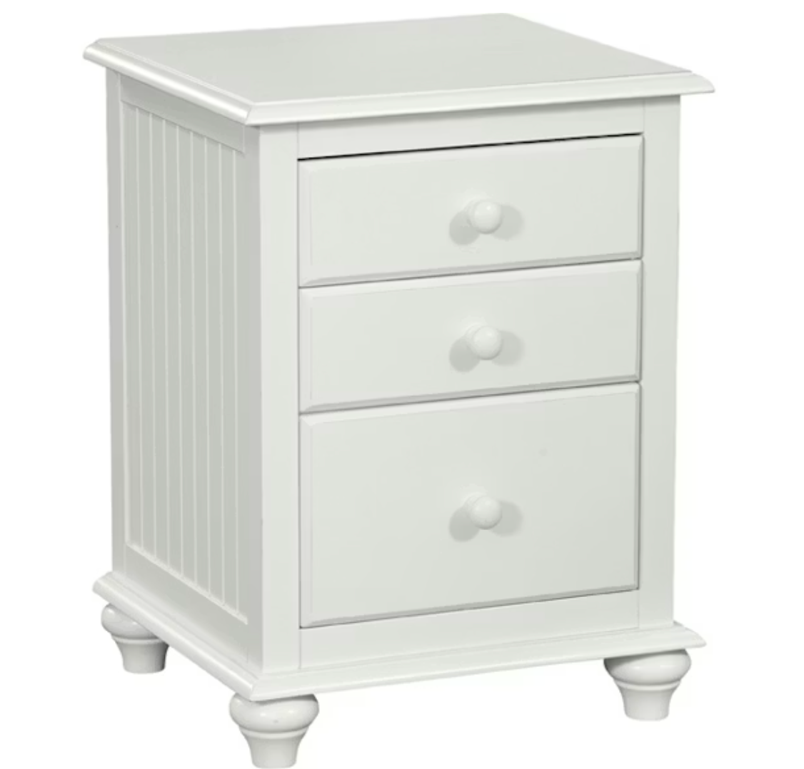JT Cottage 3 Drawer Nightstand