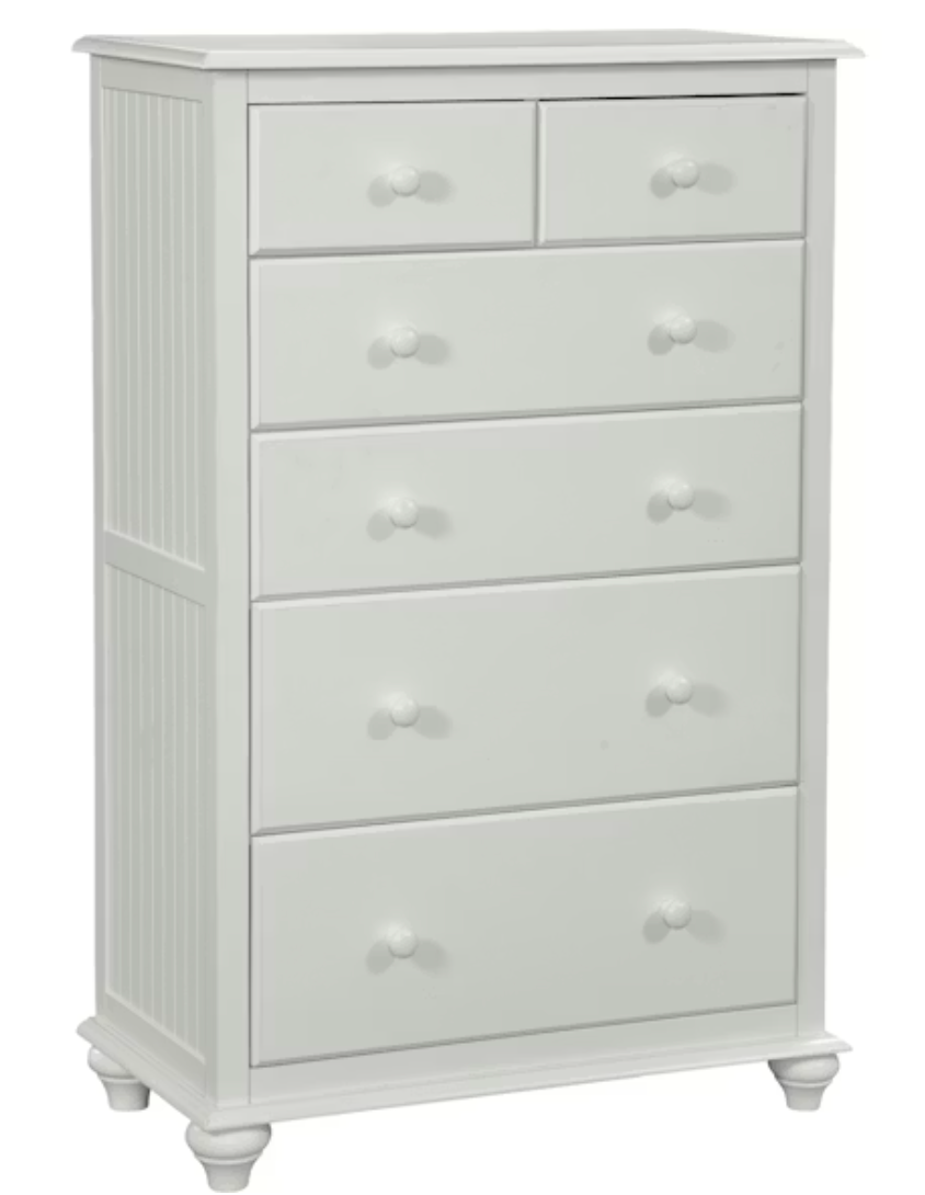 JT Cottage 6 Drawer Chest