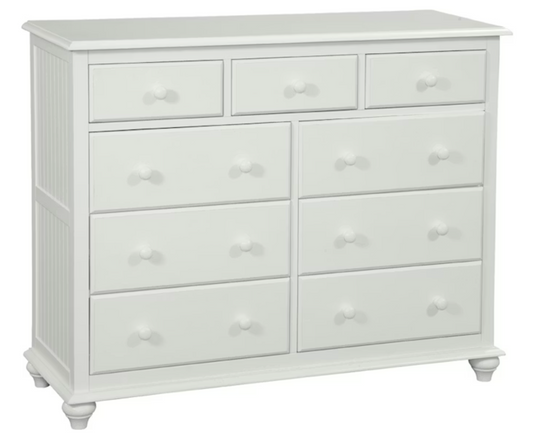 JT Cottage 9 Drawer Dresser