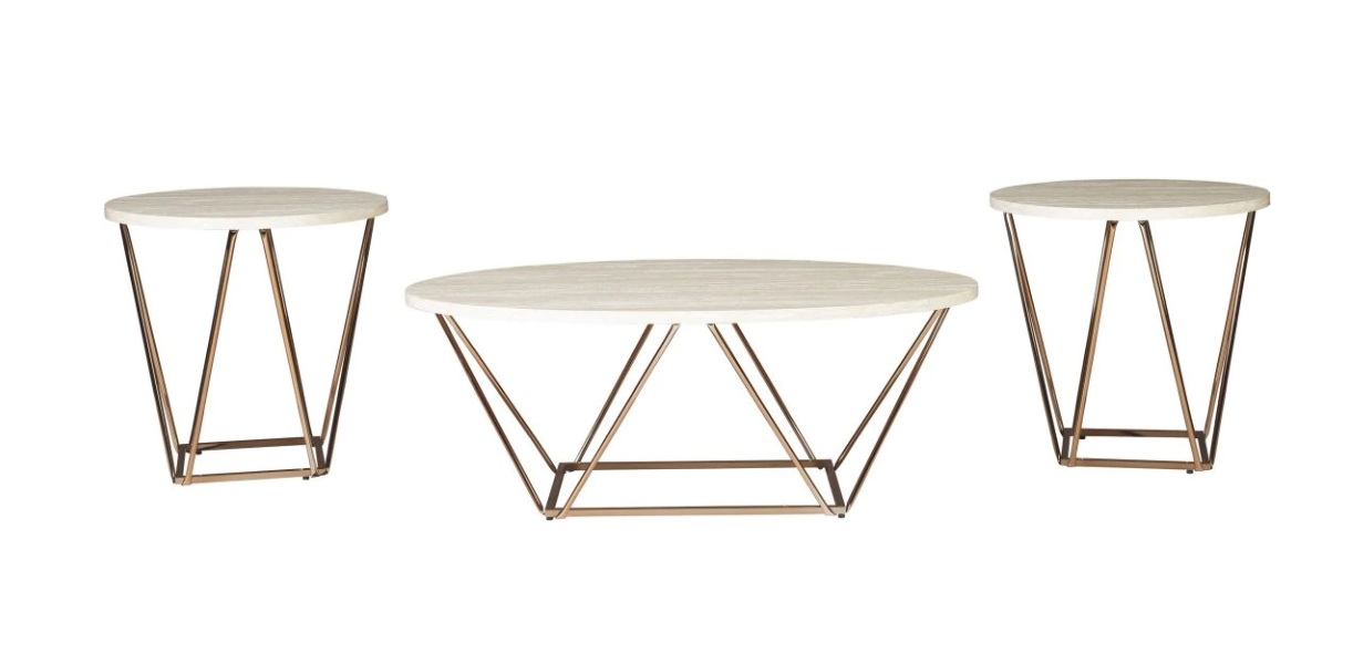 Tarica 3 Piece Occasional Table Set