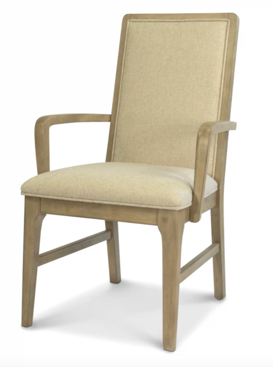 Rio Vista Arm Chair. Muted Earth Tones and Clay Finish. Qty of 2