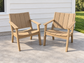 Island Chairs by Beaver Dam in Nature