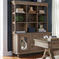 Simply Elegant - Credenza & Hutch - Light Brown
