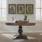 Americana Farmhouse - Pedestal Table - Dark Brown